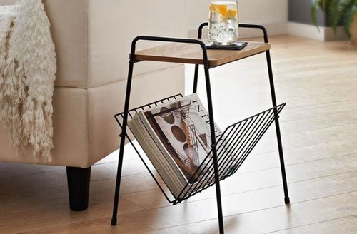 Small side table magazine - side, rack