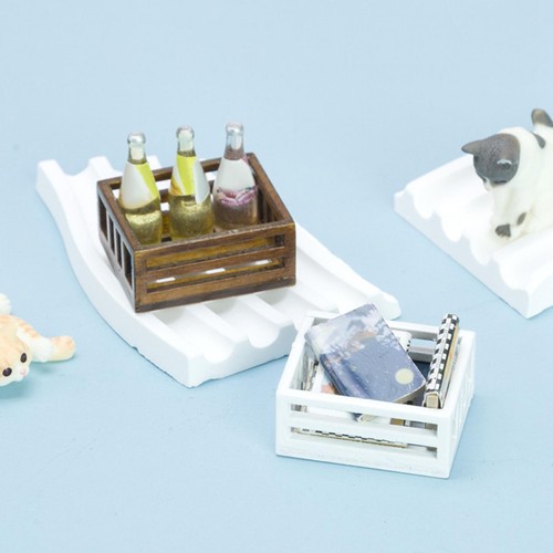 Dollhouse wooden crate - wooden,