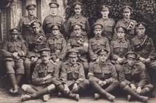 WW1 Soldier Group Photo RPPC