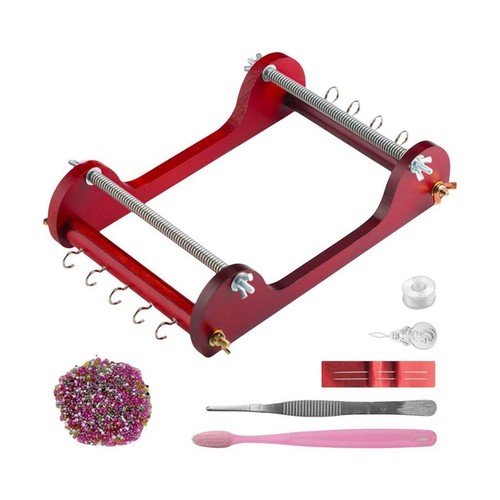 Wooden bead loom - loom, starter