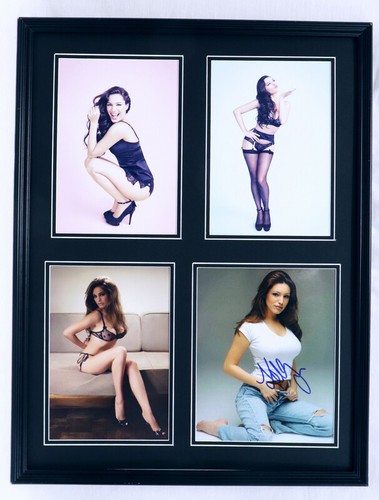 Kelly brook signed framed - signed,