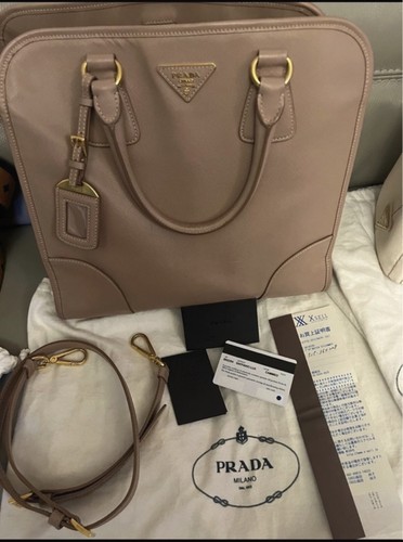 Large prada saffiano lux bag - prada,