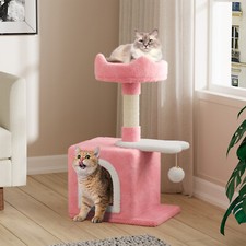 Cat Tree Scratching Post Climbing Activity Centre Sisal Bed Toys Scratcher Tower