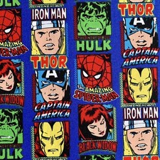 100% COTTON FABRIC MARVEL
