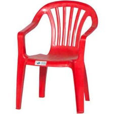Children's Chair Red Stackable