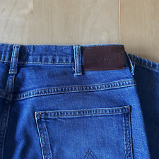 WRANGLER Mens Arizona  Straight Jeans W36 L30 Blue Cotton