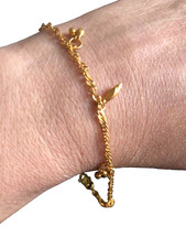 New 22ct 22k Gold Ripple