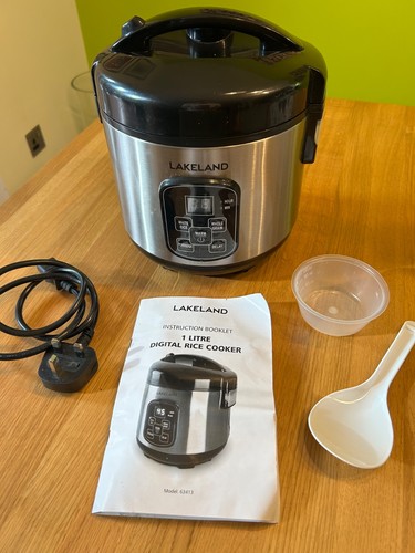 Lakeland digital rice cooker - rice,
