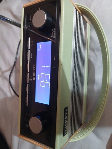 Roberts rambler radio green - radio,