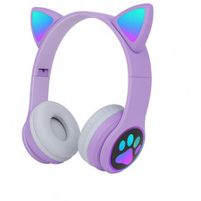 Purple Bluetooth Cat Ear