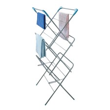 3 TIER CLOTHES DRYER AIRER FOLDABLE LAUNDRY RACK WASHING LINE DRYING HORSE 14M
