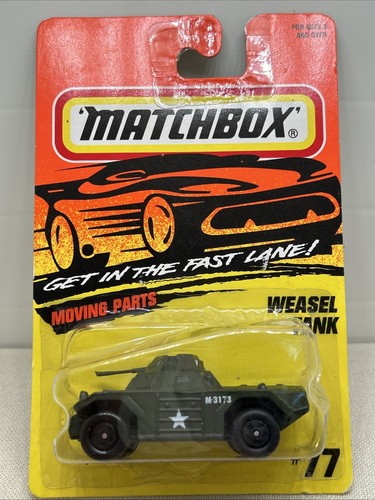 Matchbox moving parts weasel - moving,