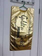 Kids Fancy Dress Willy Wonka Golden Ticket Age 3-5
