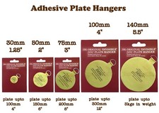 Self Adhesive Sticky Invisible Display Plate Disk Dish Hanging Holder Hanger