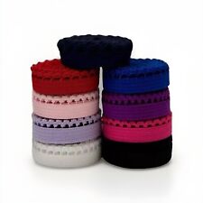 Picot Wave Trim Lingerie Craft Elastic Scallop Edging Knickers Lace 10 colours