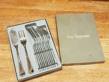 Guy Degrenne Cutlery Set Boxed Stainless Steel France 12 Piece