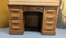 Solid Golden Oak George V Desk