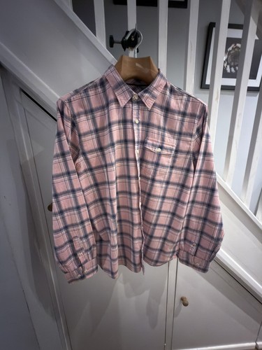 Fat face pink plaid brushed - pink,