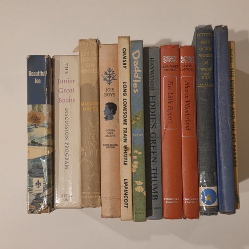 Vintage children book lot - lot, 12