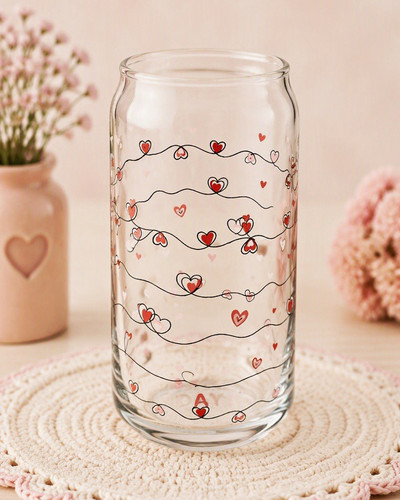 Libbey can glassware - , hearts
