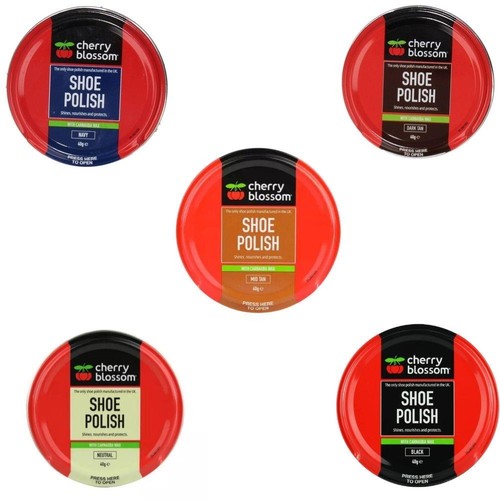 Cherry blossom shoe polish - cherry,