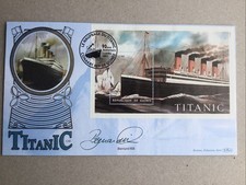 2002 benham titanic fdc with - benham,