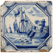 Antique Dutch Delft Blue &