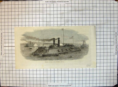 Original old antique - original, print