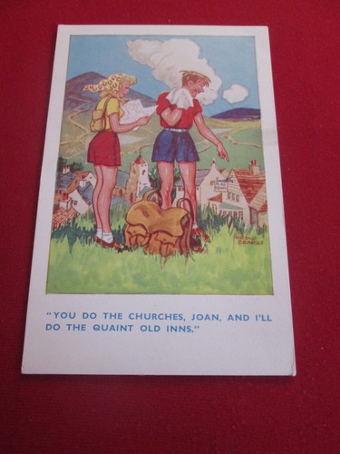 Saucy seaside postcard unused - saucy,