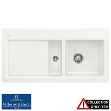 Villeroy & Boch Subway 60 1.5 Bowl White Ceramic Kitchen Sink LHD - NO WASTE