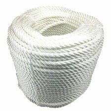 14mm White 3 Strand Nylon