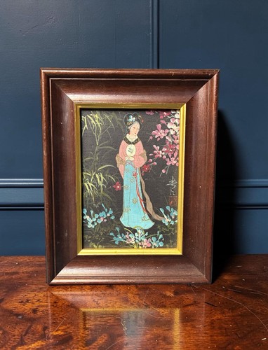 Vintage oriental geisha - oriental,