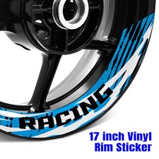 For Ducati Monster 1000 03-05 04 Wheel Inner Rim Stickers 17" Racing Aqua S21