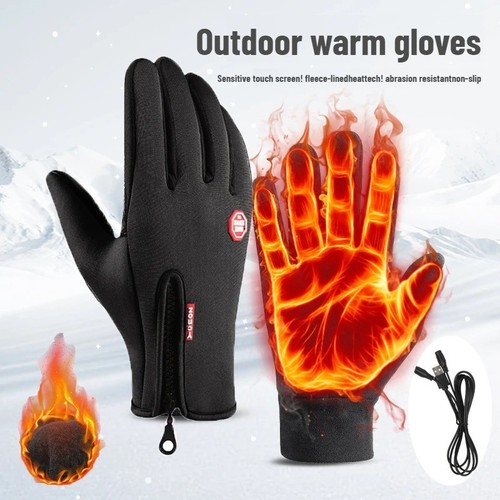 Electric heated gloves usb - heated,