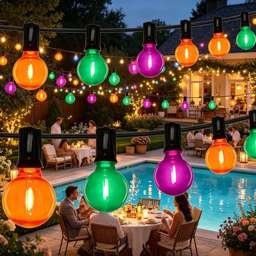 60m festoon garden - 60m, lights