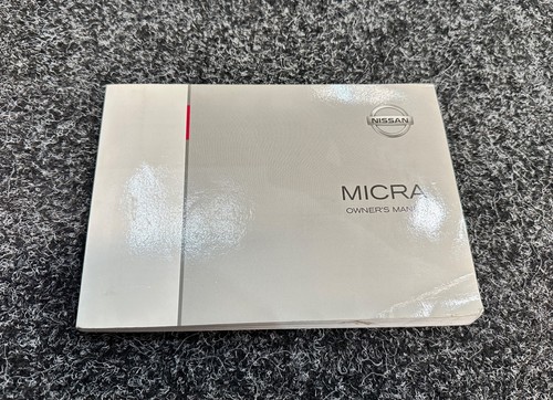 Nissan micra owners handbook - micra,
