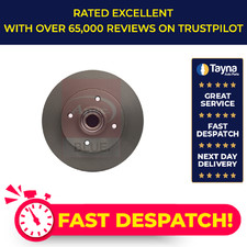 2x Brake Discs Pair Solid fits