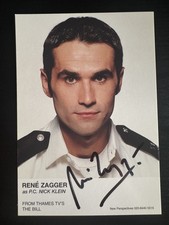 ITV The Bill: Rene Zagger as PC Nick Klein Signed Cast Card