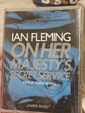 Cassette Audio Book Ian Fleming On Her  Majesty's Secret Read By Rufus Sewell