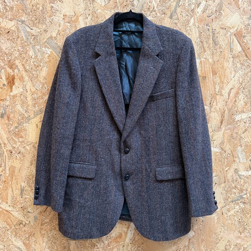 Mens harris tweed jacket grey - harris,