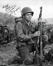 AUDIE MURPHY AUTOGRAPHED 8x10