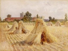 Corn Stooks by Bray Church -