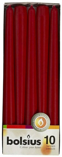 Bolsius box wine red - bolsius, 10