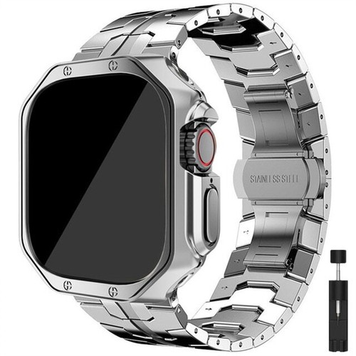 Titanium metal band strap - titanium,