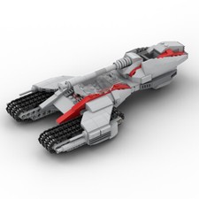 ZITIANYOUBUILD High Speed Tread Tank Vehicle Treadspeeder from Movie 646 Bricks
