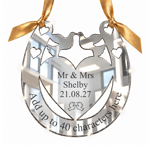 Personalised wedding mrs - mr,
