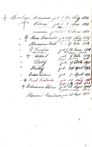 Bautner family bible - bautner,