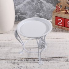 Iron Metal Mini Small Flower Plants Pot Stand for Indoor Outdoor Balcony Desk