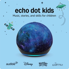 Echo Dot Kids (Newest Gen) | Wi-Fi and Bluetooth Smart Speaker with Alexa | with
