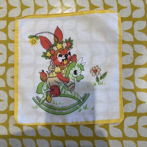 Vintage retro handkerchief - vintage,
